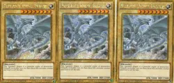 yugioh 3x Blue-Eyes White Dragon MVP1-ENGV4 1AUFLAGE SECRET GOLD RARE ENGLISCH - Image 1