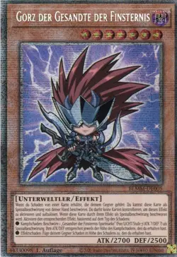 yugioh Gorz der Gesandte der Finstern BLMM-DE005 1AUFLAGE Starlight Rare DEUTSCH - Image 1