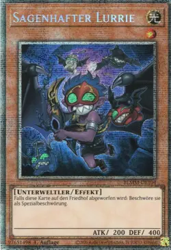 yugioh Sagenhafter Lurrie BLMM-DE104 1AUFLAGE Starlight Rare DEUTSCH - Image 1
