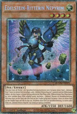 yugioh Edelstein-Ritterin Nepyrim BLMM-DE021 1AUFLAGE Starlight Rare DEUTSCH - Image 1