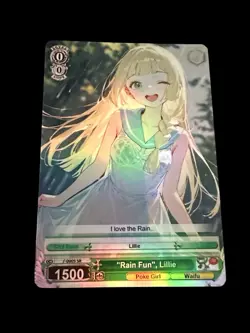 Lillie Full Art Anime One Piece Waifu Trading Card Holofoil Season 3 - Image 1