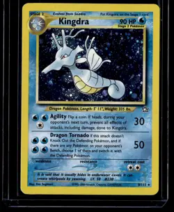 Kingdra 008/111 Neo Genesis Holo Rare English Pokemon Card - Image 1