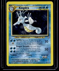 Kingdra 008/111 Neo Genesis Holo Rare English Pokemon Card - Image 1