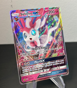 2018 Pokemon Sylveon GX Guardians Rising Alternate Art Promo 92a/145 Card NM - Image 2