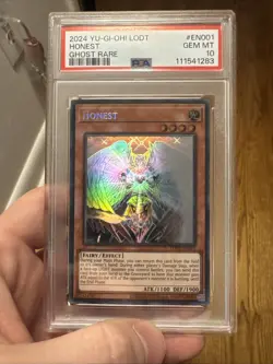 Yu-Gi-Oh! Honest PSA GEM MT 10 Limited Edition Card - Image 3