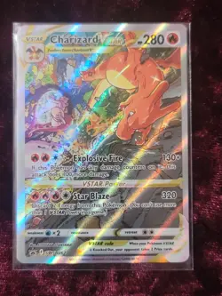 Pokemon TCG Charizard VSTAR SWSH262 Sword & Shield Promo Card Holo NM Condition - Image 1