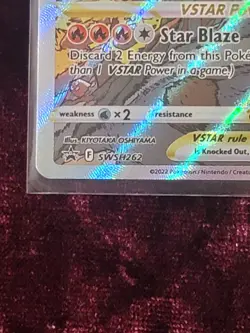 Pokemon TCG Charizard VSTAR SWSH262 Sword & Shield Promo Card Holo NM Condition - Image 3