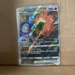 Charizard VSTAR SWSH262 Black Star Promo - Pokemon Card (Off Center) - A2 - Image 1