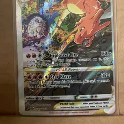 Charizard VSTAR SWSH262 Black Star Promo - Pokemon Card (Off Center) - A2 - Image 3