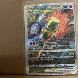Charizard VSTAR SWSH262 Black Star Promo - Pokemon Card (Off Center) - A2 - Image 5