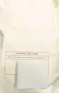 Gundam Card Game BKIT-01 Booster Release Kit 01 - New & Sealed - Image 1