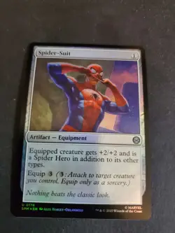 Spider-Suit (Foil) - 0176 - Marvel's Spider-Man - MTG - SHIPS NOW NM/M - Image 1