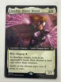 MTG Arachne, Psionic Weaver 0245 Regular (Extended Art) Marvel's Spider-Man NM - Image 1