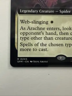 MTG Arachne, Psionic Weaver 0245 Regular (Extended Art) Marvel's Spider-Man NM - Image 2