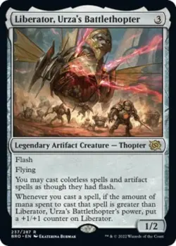 MTG English Liberator, Urza's Battlethopter NM Normal The Brothers' War - Image 1