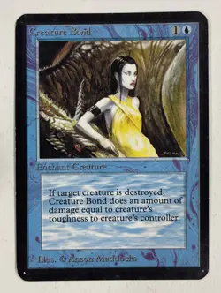 Creature Bond Alpha MP Moderate Play MTG Magic The Gathering B - Image 1