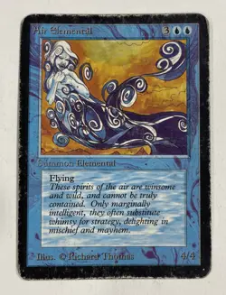 Air Elemental Alpha HP Heavy Play MTG Magic The Gathering B - Image 1