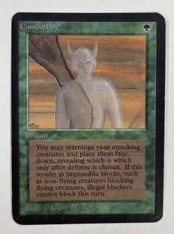 Camouflage Alpha MP Moderate Play MTG Magic The Gathering - Image 1