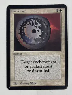 Disenchant Alpha MP Moderate Play MTG Magic The Gathering - Image 1