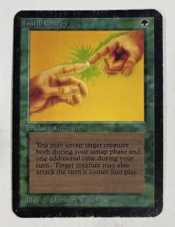 Instill Energy Alpha HP Heavy Play MTG Magic The Gathering - Image 1