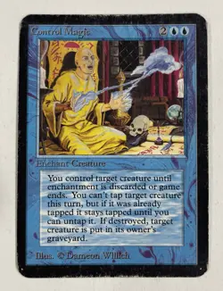 Control Magic Alpha HP Heavy Play MTG Magic The Gathering - Image 1