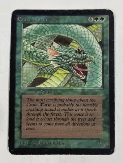 Craw Wurm Alpha Hop MTG Magic The Gathering - Image 1