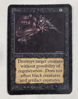 Terror Alpha HP Heavy Play MTG Magic The Gathering - Image 1