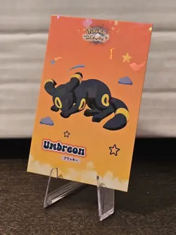 Pokemon Lets Go Eevee Database Sleepy Umbreon Cracked Ice Holo Peru US Seller - Image 1