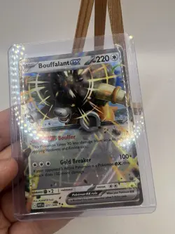 Bouffalant EX 077/086 Double Rare Pokemon TCG SV White Flare Holo NM/M - Image 3