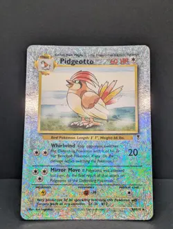 Pidgeotto Pokemon TCG Legendary Collection 34/110 Reverse Holo Rare firework MP - Image 3
