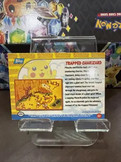 Trapped Charizard Pokemon Topps Pikachu's Vacation #51 NM Non-Holo - Image 2
