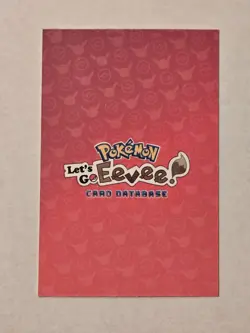 Pokemon Let's Go Eevee Database Set Peru Sleepy Eevee Cracked Ice US Seller - Image 3