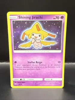 Pokemon Shining Jirachi 42/73 Shining Legends Ultra Rare Holo - Image 2