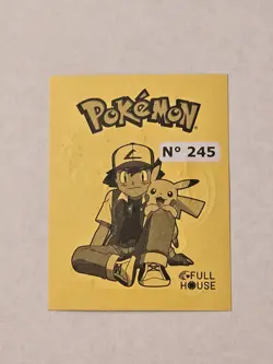 Suicune No. 245 Pokemon Kanto & Johto Full House Sticker Rainbow Holo - Image 3