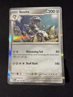 Pokemon TCG - Mega Evolution (MEG EN) Steelix - #093/132 - Holo Rare - Image 1