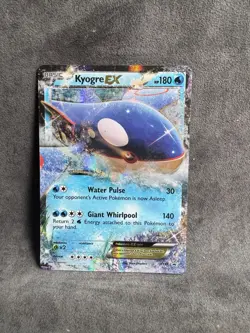 Kyogre Holo Promo XY41 Pokemon TCG Heavily Played Creased - Image 1