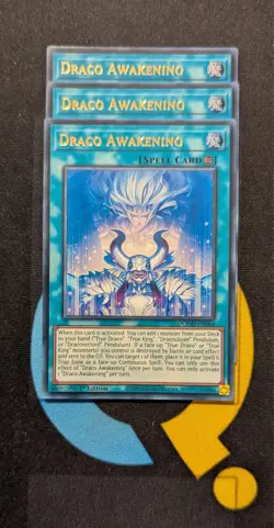 DOOD-EN064 Draco Awakening x3 Ultra Rare 1st Ed YuGiOh Playset - Image 1