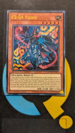 DOOD-EN025 K9-04 Noroi x3 Ultra Rare 1st Ed YuGiOh Playset - Image 2