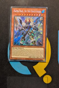DOOD-EN018 Master Peace, the True Dracoverlord x3 Secret Rare YuGiOh Playset - Image 2