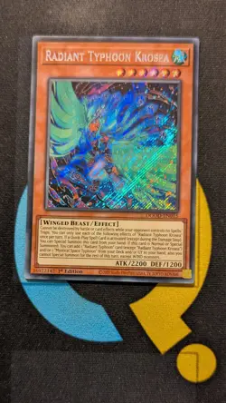 DOOD-EN015 Radiant Typhoon Krosea x3 Secret Rare 1st Ed YuGiOh Playset - Image 2