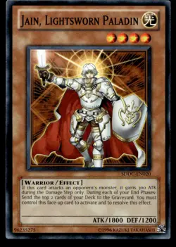 Jain, Lightsworn Paladin Structure Deck: Dragons Collide SDDC-EN020 MP YuGiOh TC - Image 1