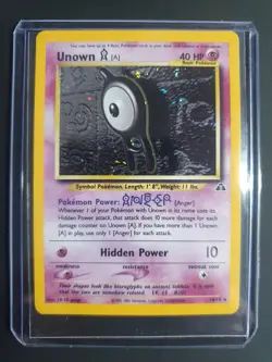 Unown [A] 14/75 Holo - Neo Discovery Set - Pokemon Card - Excellent Condition - Image 1
