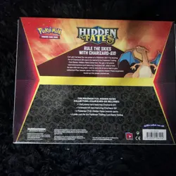 Pokemon Hidden Fates Charizard GX Collection Box 4 Booster Pack Promo Jumbo Card - Image 2