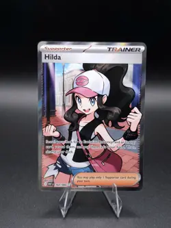 Pokemon TCG Hilda Full Art Trainer White Flare English Card 164/086 - Image 1