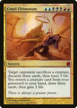 Cruel Ultimatum FOIL From the Vault: Twenty PLD Mythic Rare CARD ABUGames - Image 1