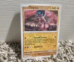 Pokemon TCG Ting-Lu 110/167 Twilight Masquerade Reverse Holo Rare Card NM+ - Image 1