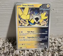 Iron Hands 61/162 Temporal Forces Uncommon NM TEF EN Pokemon Card Scarlet Violet - Image 1