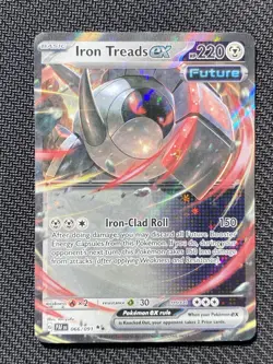 Iron Treads ex 066/091 Paldean Fates Pokemon Card MEAR MINT NM - Image 1