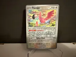 2023 Pokemon TCG Flamingo 170 Paldea Evolved Reverse Holo Uncommon Card NM+ - Image 1