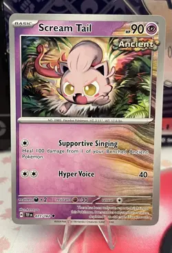 Scream Tail Temporal Forces 077/162 Pokemon TCG Card NM/M Regular - Image 1